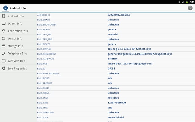 Device Info Android截图5