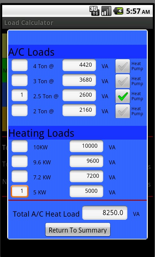 Load Calculator截图4