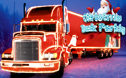 3D圣诞卡车停车场  Christmas Truck Parking截图2