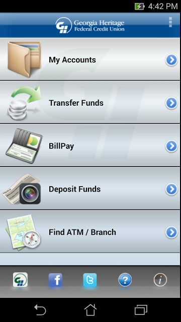 Georgia Heritage FCU Mobile截图2