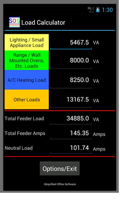 Load Calculator截图7