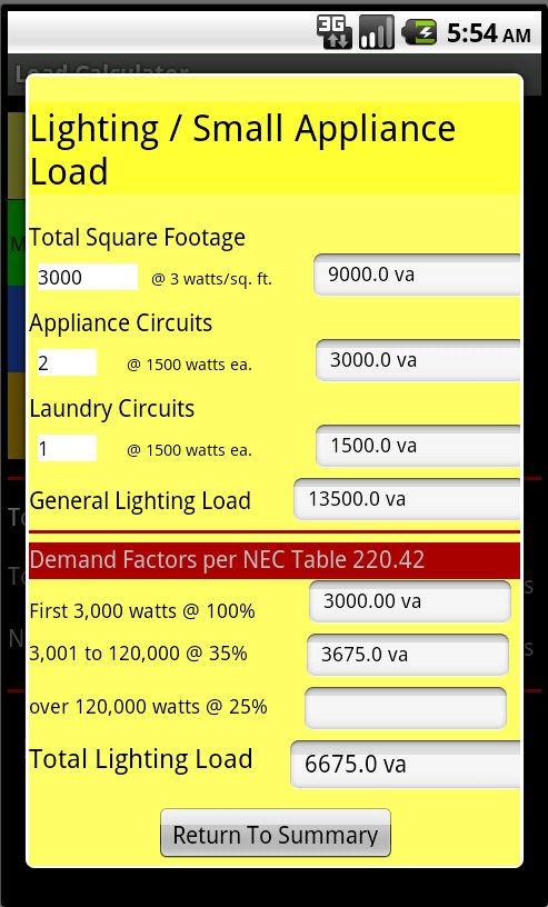 Load Calculator截图5