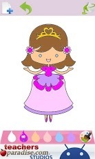 公主的兒童彩圖截图2