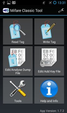 Mifare Classic Tool截图