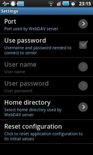 WebDAV Server截图2