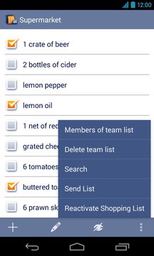 Shopping Lists Manager截图