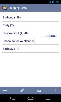 Shopping Lists Manager截图