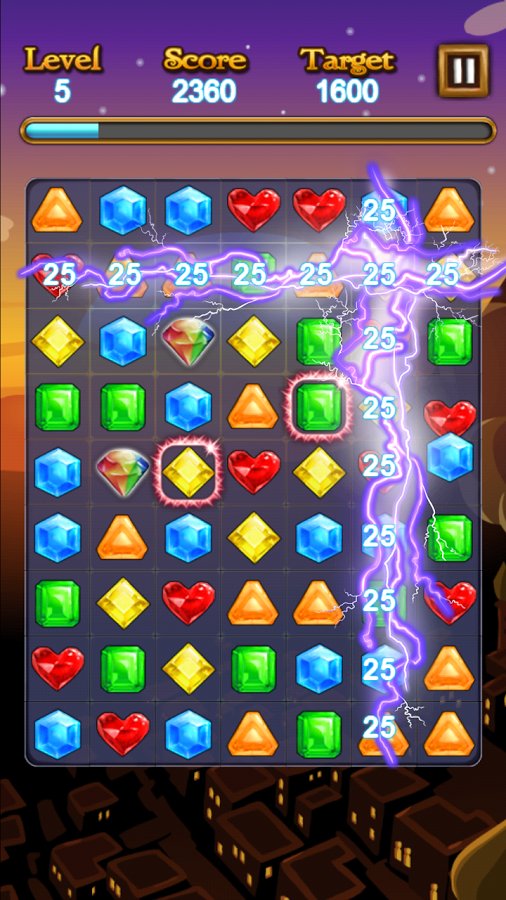 宝石消除 Jewels Blitz HD截图3