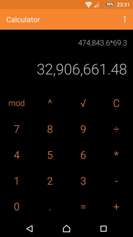 简单计算器:Calculator截图4