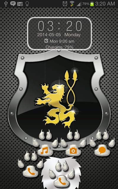 Metal Lion Go Locker Theme截图1