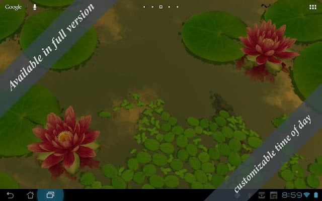 3D Lotus Live Wallpaper Free截图9