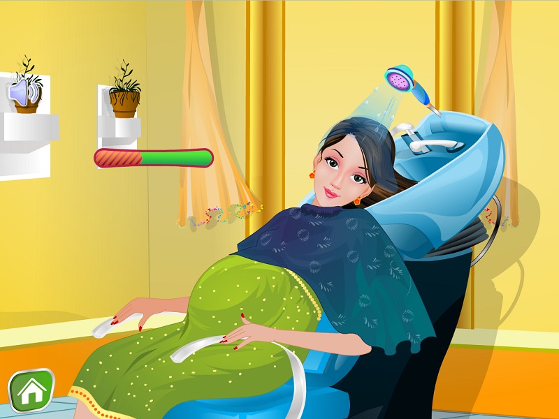 孕妇洗澡游戏的女孩截图2