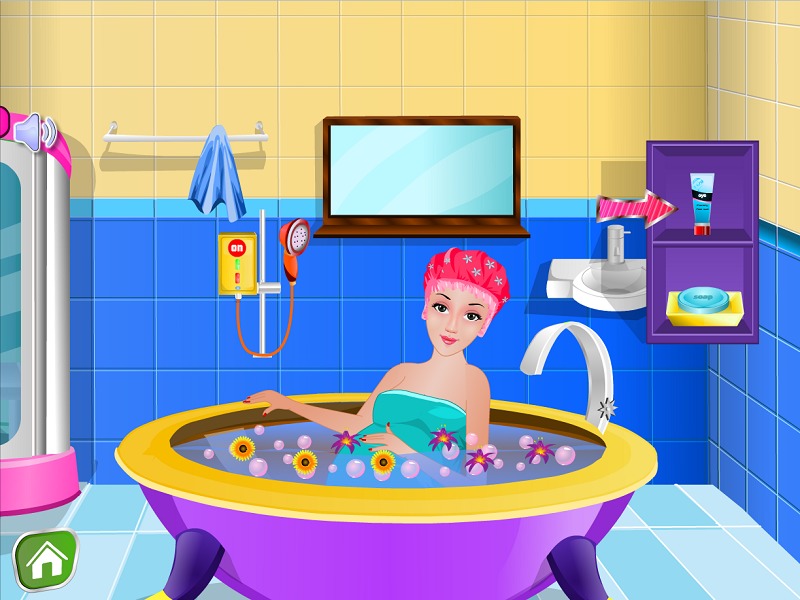 孕妇洗澡游戏的女孩截图5