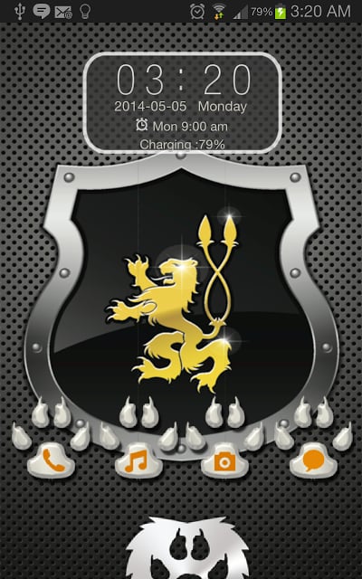 Metal Lion Go Locker Theme截图4