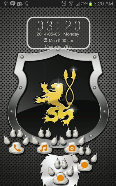 Metal Lion Go Locker Theme截图2