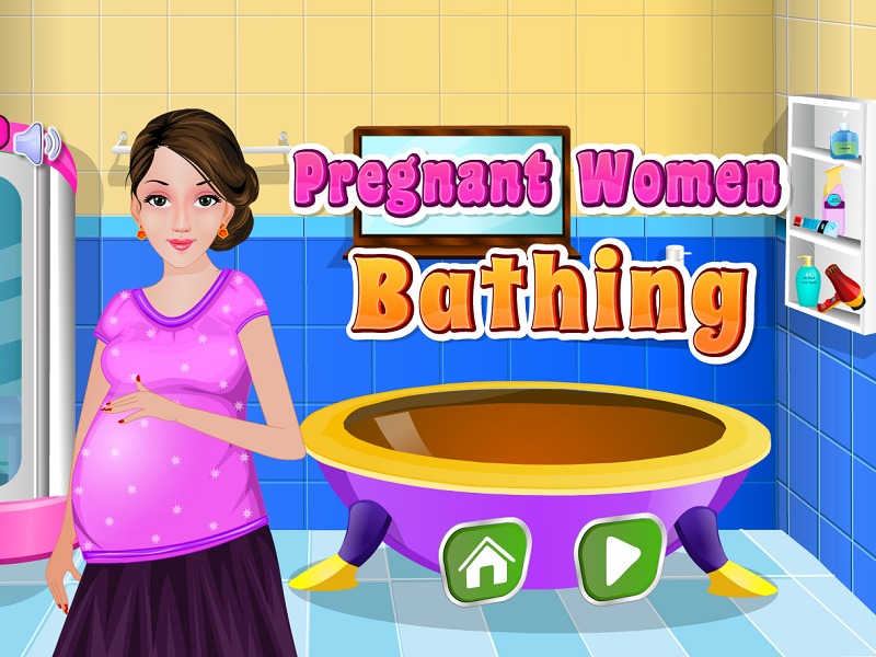 孕妇洗澡游戏的女孩截图1