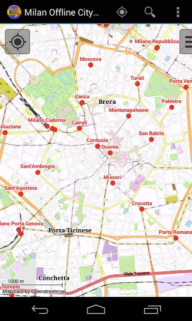 Milan Offline City Map截图3