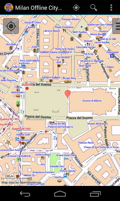 Milan Offline City Map截图8
