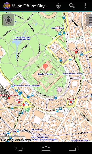 Milan Offline City Map截图4
