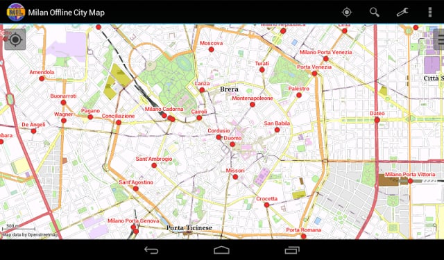 Milan Offline City Map截图11
