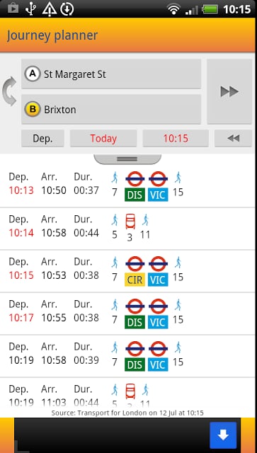 London Journey Planner截图7