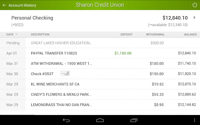 Sharon Credit Union Mobile截图3