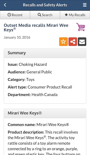 Recalls and Safety Alerts截图2