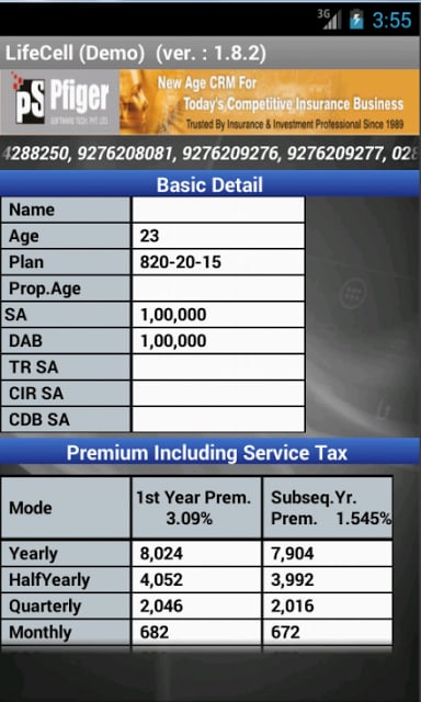 LifeCell Premium Calculator截图6