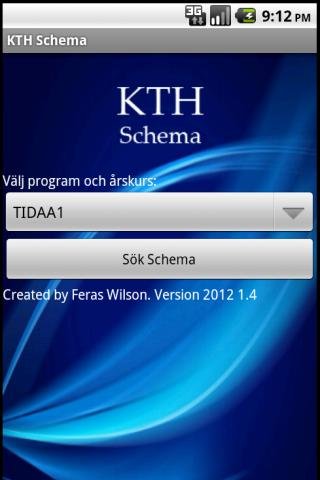 KTH Schema截图3