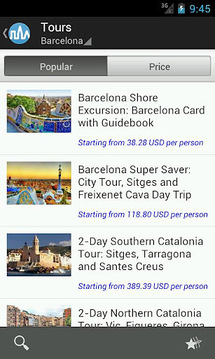 巴塞罗那旅游指南截图