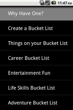 Living a Bucket List Lifestyle截图