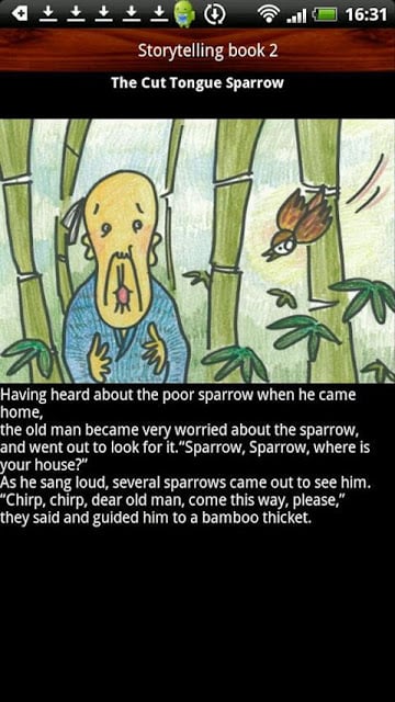 Storytelling book The Sparrow截图1