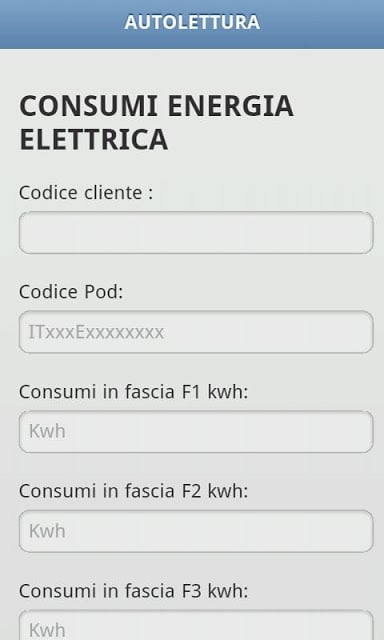 Autolettura Onda Energia截图2