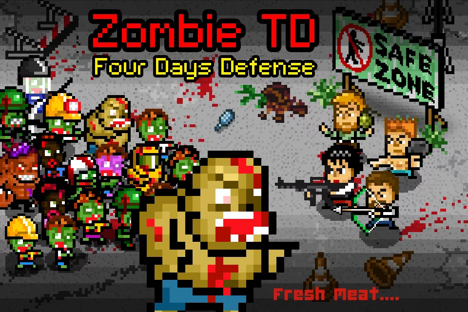 Zombie 4 Days Tower Defense截图4