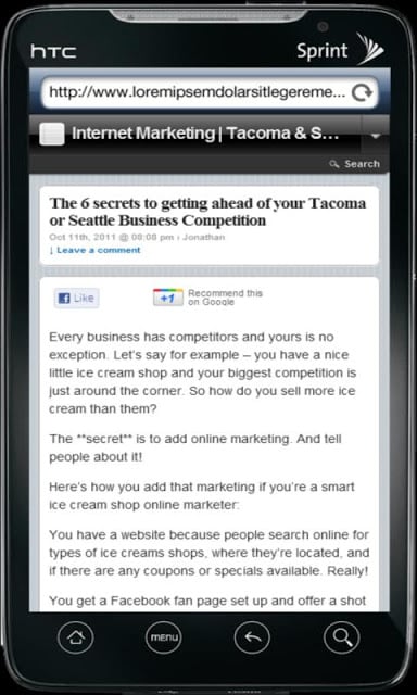Online Marketing - Tacoma WA截图2