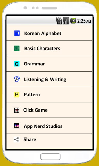Learn Korean Words StepByStep截图3