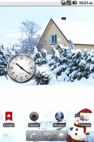 Snowfall live wallpaper截图3