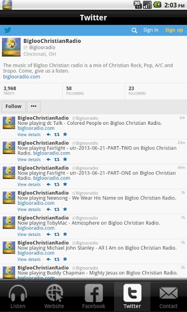 Bigloo Christian Radio截图3