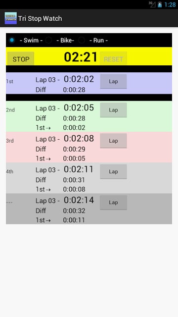 Tri Stop Watch截图1