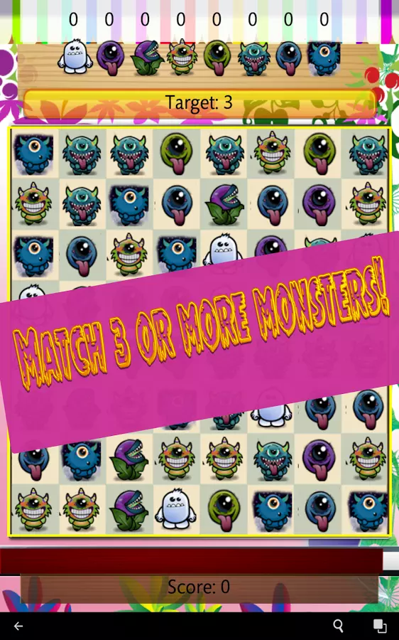 Monster Craze - Swipe to Match截图8