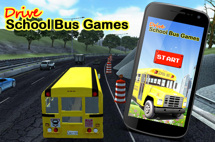 Drive School Bus Games截图2