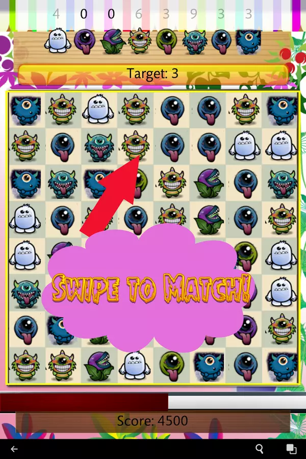 Monster Craze - Swipe to Match截图2