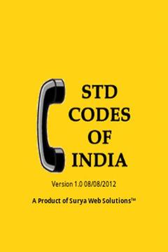 STD Codes of India截图