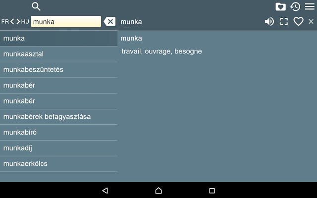 法国匈牙利词典截图2