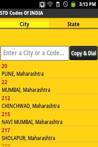 STD Codes of India截图4