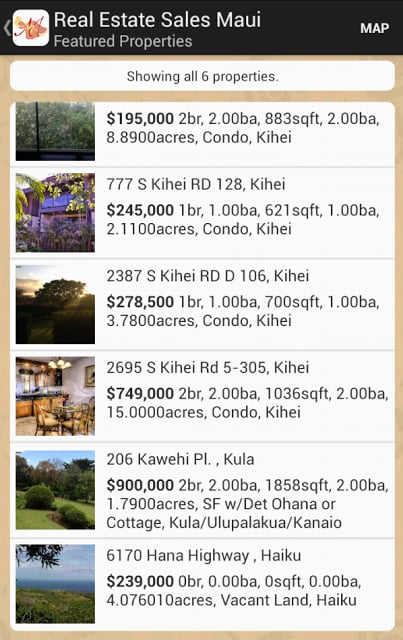 Real Estate Sales Maui截图2