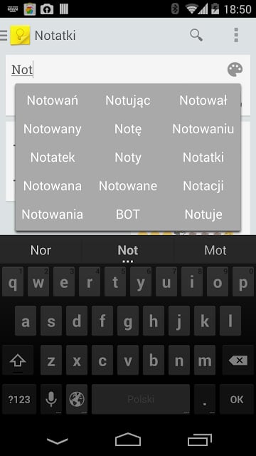 Polish Dict for KK Keyboard截图2