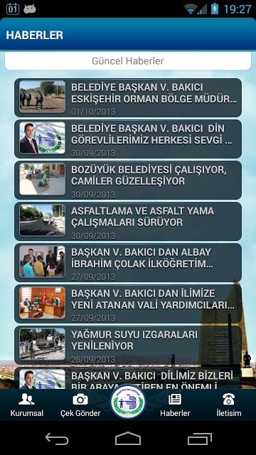 Boz&uuml;y&uuml;k Belediyesi截图1