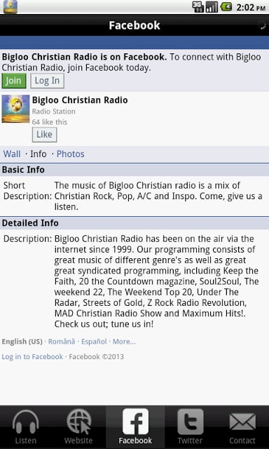 Bigloo Christian Radio截图1