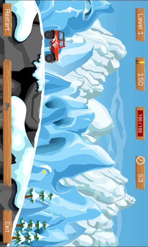 雪地赛车游戏截图4